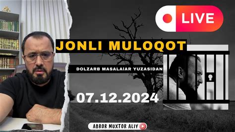 Abror Muxtor Aliy Jonli Muloqot Dekabr Abrormuxtoraliy