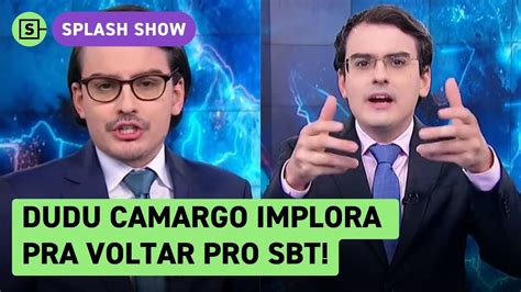 Dudu Camargo de volta pro SBT Apresentador é aposta errada de Silvio