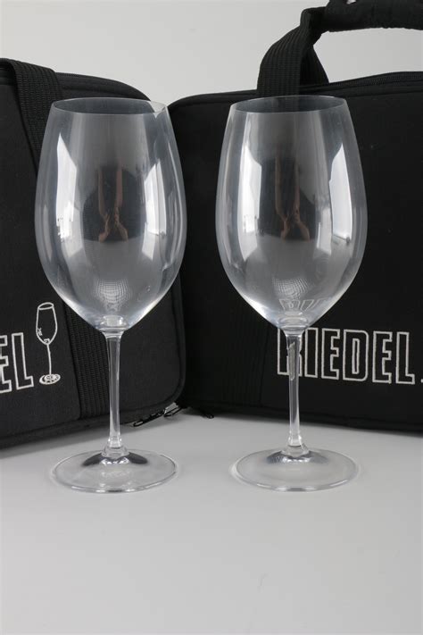 Riedel Wine Glass Set and Carrying Bags | EBTH