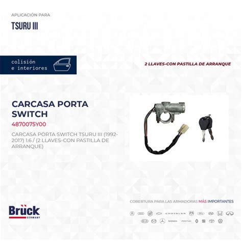 Carcasa Switch Encendido Completa Tsuru Iii 1992 2017 Envío gratis