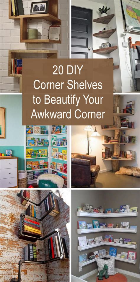 Diy Corner Shelves To Beautify Your Awkward Corner