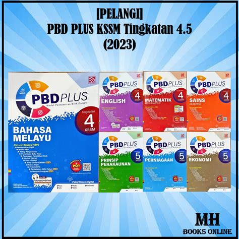 MH PELANGI Buku Latihan PBD PLUS KSSM Tingkatan 4 5 2023 Modul