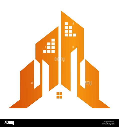 Building Town Construction Concept Design Symbol Graphic Template