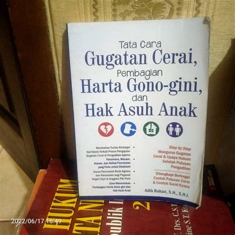 Jual Tata Cara Gugatan Cerai Pembagian Harta Gono Gini Dan Hak Asuh