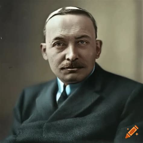 Colorized Photo Of Nikolay Bukharin A Prominent Communist Leader On