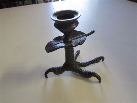 Cast Iron Claw Foot Candle Holder Bird Talons 1738455467