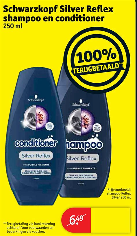 Schwarzkopf Silver Reflex Shampoo En Conditioner Ml Promotie Bij