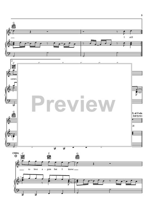 The First Cut Is The Deepest Sheet Music By Rod Stewart Sheryl Crow For Piano Vocal Chords