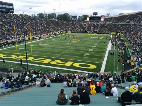 Autzen Stadium Section 40 Oregon Football