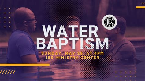 Water Baptism Sunday