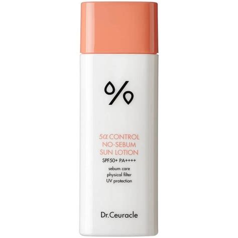 Dr.Ceuracle - 5α Control No-sebum Sun Lotion SPF50+ PA++++ - Fizyczny ...