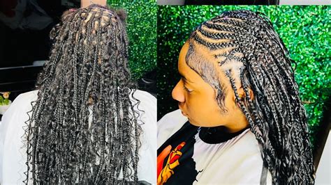 Flip Over Bohemian Fulani Braids Tutorial My My First Time Tonlo