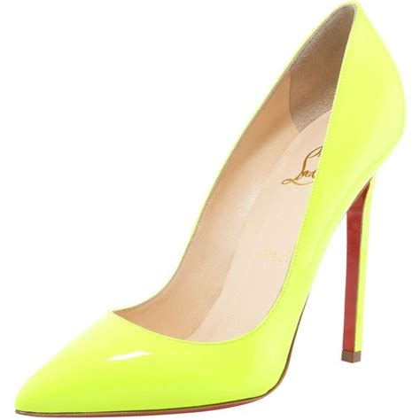Christian Louboutin Pigalle Neon Pump 820 Cad Liked On Polyvore