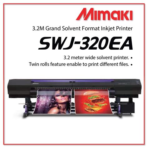 Wide Format Eco Solvent Printer Mimaki SWJ 320 EA 3 2m ARTWORLD