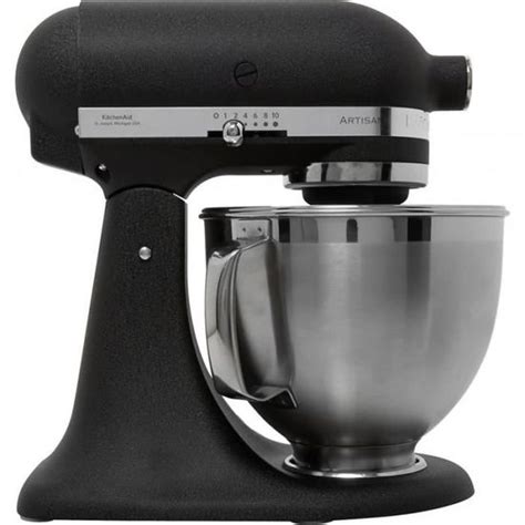 Robot pâtissier Kitchenaid artisan premium noir truffe 4 8L