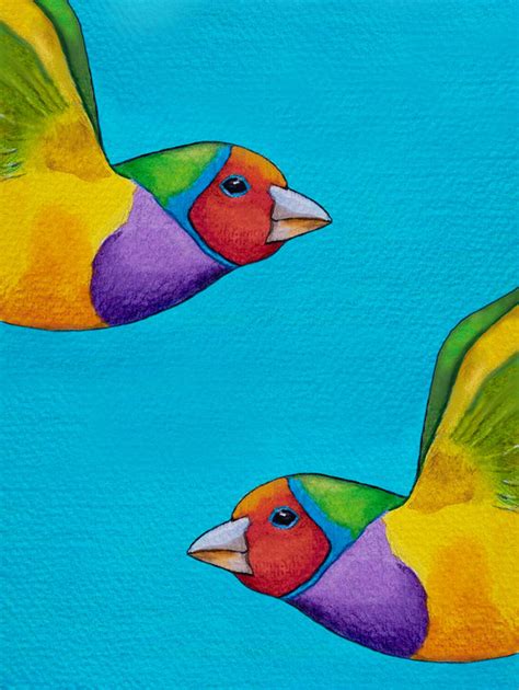 Lets Keep It Wild Fauvist Passerine