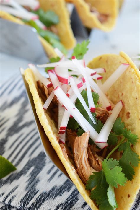 Chicken Mole Slow Cooker Tacos Oleander Palm