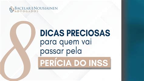 Dicas Preciosas Para Quem Vai Passar Pela Per Cia Do Inss