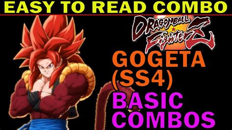 Season Dbfz Gogeta Ss Basic Combos Easy To Read Inputs