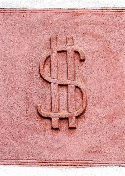 Dollar Symbol On Wall Picture Image 694248