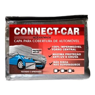 Capa De Cobrir Carro Forrada Imperme Vel Connect Protege Sol Chuva