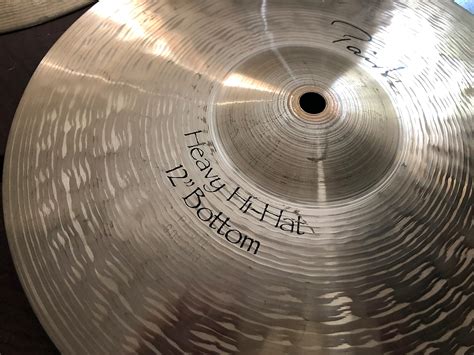 Paiste 12 Signature Heavy Hi Hat Cymbals Pair Reverb