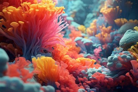 Premium Photo Colorful And Vibrant Coral Reefs