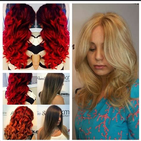 Fiery Red To Sexy Blonde Aurelio Salon Spa