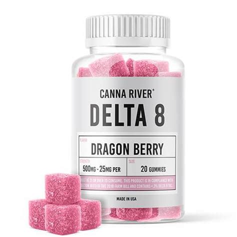 Canna River Delta Edible Dragon Berry Gummies Mg