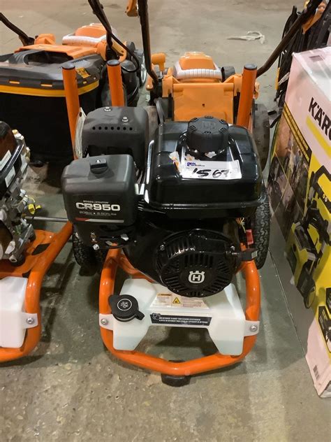 Husqvarna Gas Powered Pressure Washer With Briggs And Stratton Motor Cr950 208cc May Be Missing