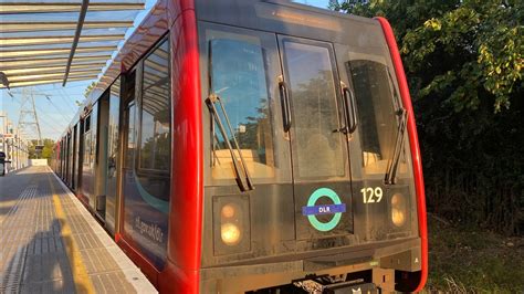 DLR Front View Canning Town To Beckton B07 Stock YouTube