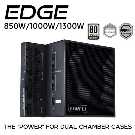 LIAN LI EDGE Series 850W 1000W 1300W BLACK WHITE ATX12V V3