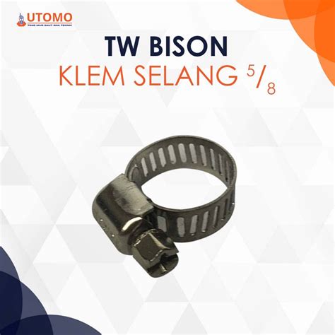 Jual Klem Selang Stainless Bison Penjepit Satuan Shopee Indonesia