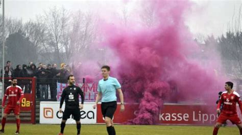 HSV verliert Topspiel in Lippstadt Chaoten sorgen fast für Abbruch