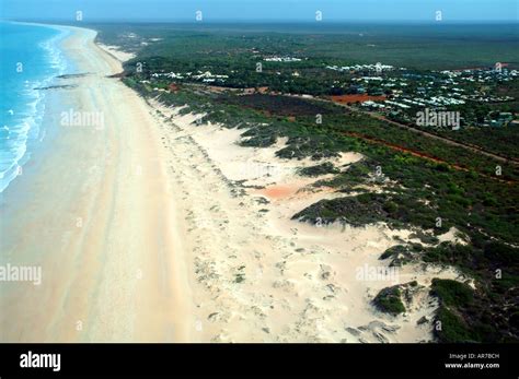 Aerial view of Cable Beach Broome Western Australia Stock Photo - Alamy