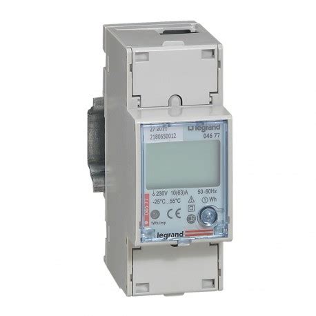 Compteur d énergie monophasé EMDX³ non MID raccdt direct 63A 2