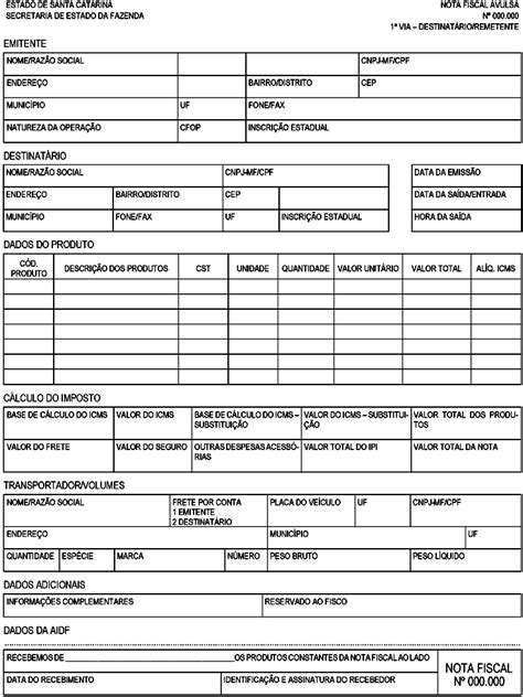 Nota Fiscal De Comunica O Modelo Formidan Formul Rio Cont Nuo Hot Sex