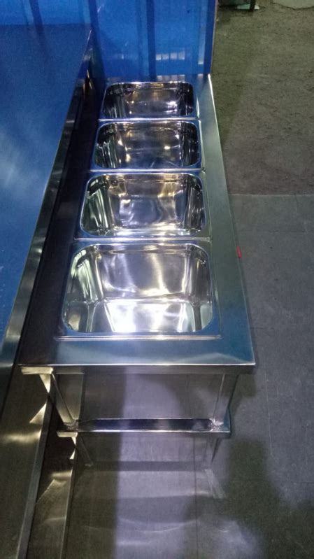 Rectangular Polished Stainless Steel Bain Marie For Canteen Hotel