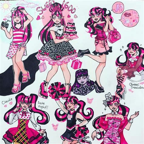 Pin De Micol Alessandra En Dolls Dibujos Dibujos Bonitos Personajes Monster High