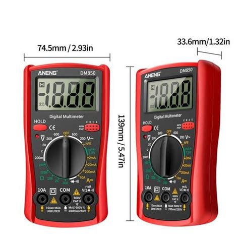 Aneng Dm Universal Multimeter Multi Range Lcd Digital Meter