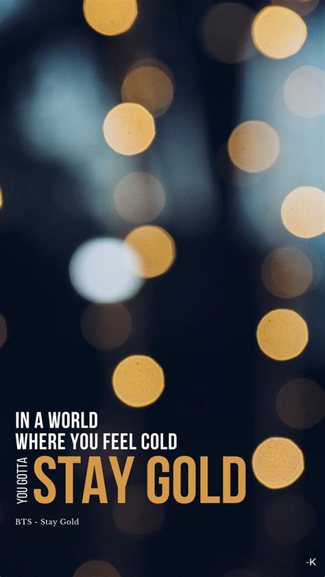 Bts Stay Gold Lyrics Wallpaper Quotes