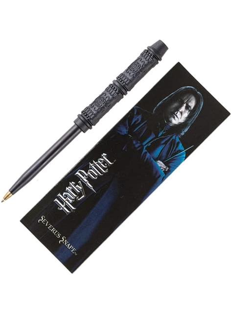 Juego bolígrafo varita y marcapáginas Severus Snape Harry Potter para