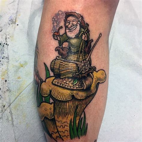 Gnome Tattoo Designs For Men Folklore Ink Ideas