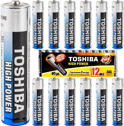 Baterie Alkaliczne Paluszki Aaa Lr Szt Toshiba V High Power