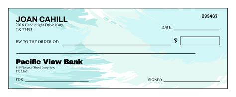 Free Cheque Templates And Examples Edit Online And Download