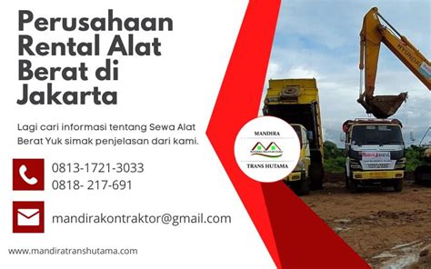 Perusahaan Rental Alat Berat Di Jakarta