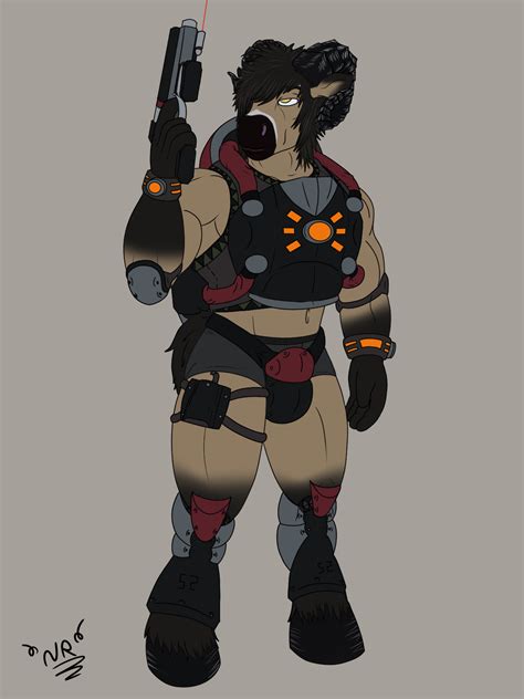 Cyberpunk Ram Clothed By NaughtyRam Hentai Foundry