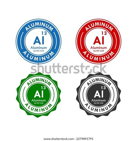 Aluminum Icon Set Vector Illustration 4 Stock Vector Royalty Free 2279891791 Shutterstock