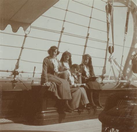 Grand Princess Tatiana Maria Olga And Anastasia Aboard The Imperial