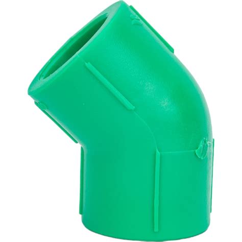 Уголок Blue Ocean 45 градусов, 20, полипропиленовый, зеленый PPRF/45E G ...